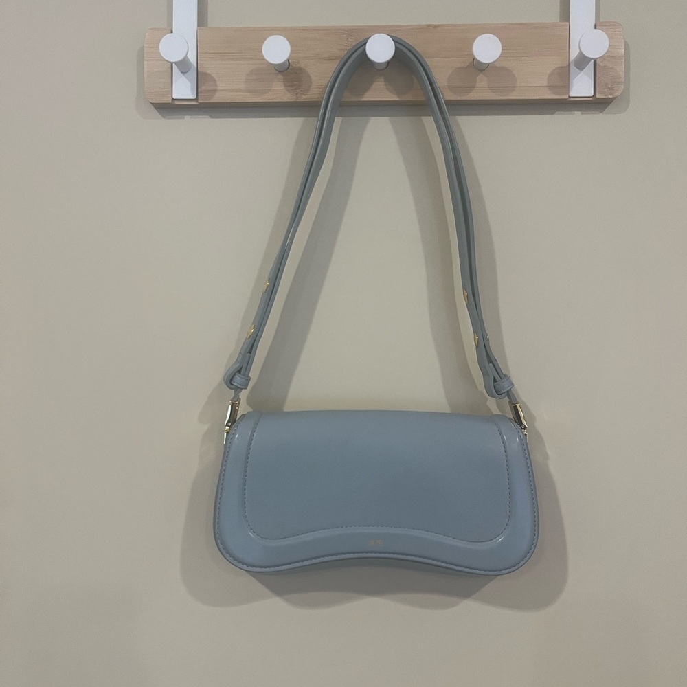 Joy shoulder bag in steel blue